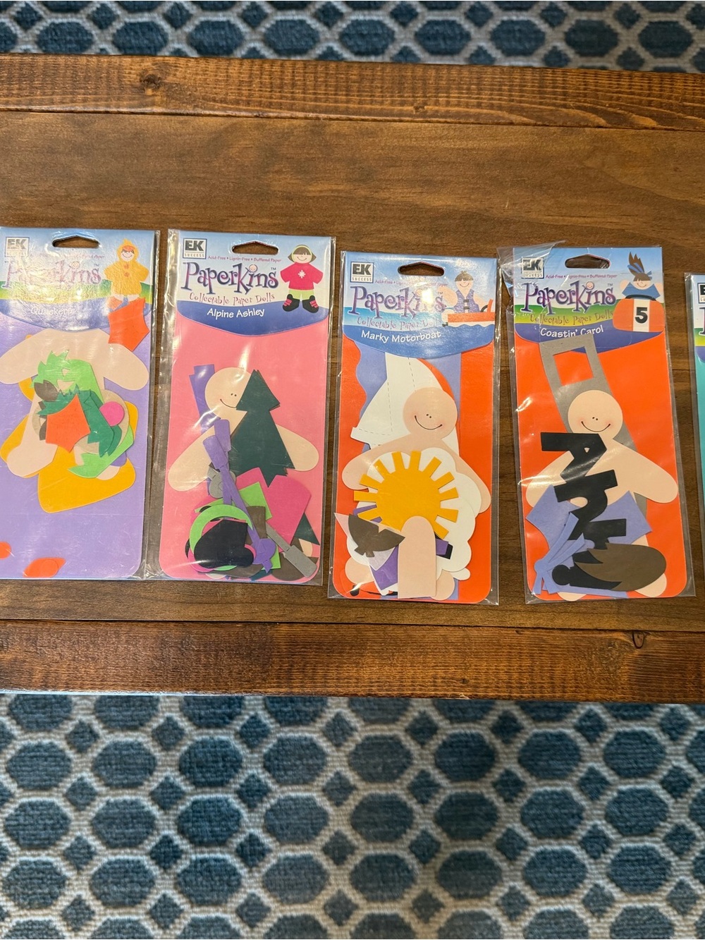 EK PaperKins Die-Cut Paper Dolls Pack - Bright Multicolor Sets